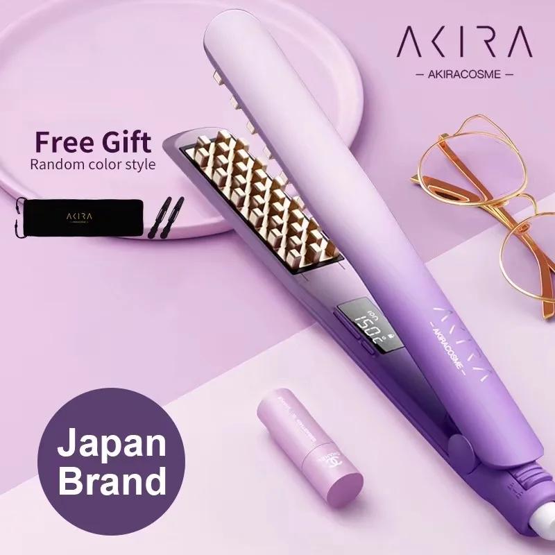 AkiraCosme-Fer à cheveux en céramique à volume moyen, bigoudi en fer à maïs moelleux à ions négatifs