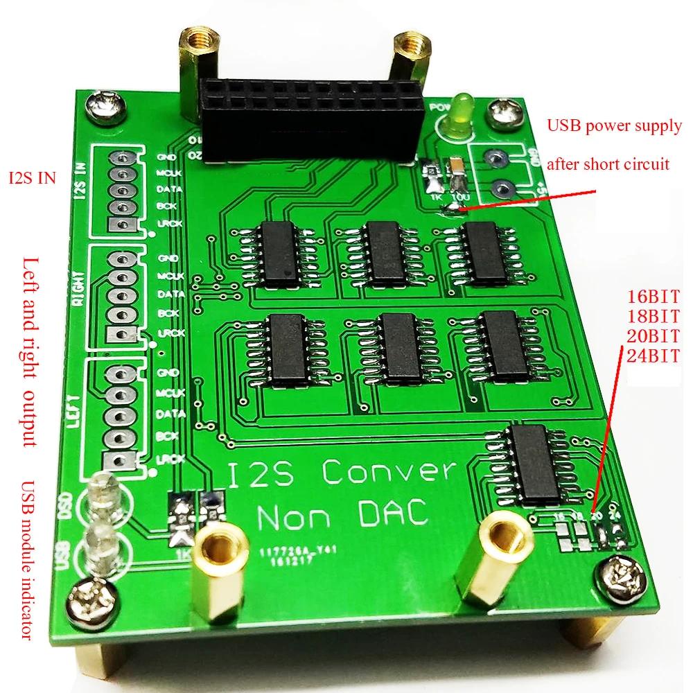 Nvarcher-Radiateur NOS au format I2S, décodeur, carte de changement de vitesse, conversion de donnée