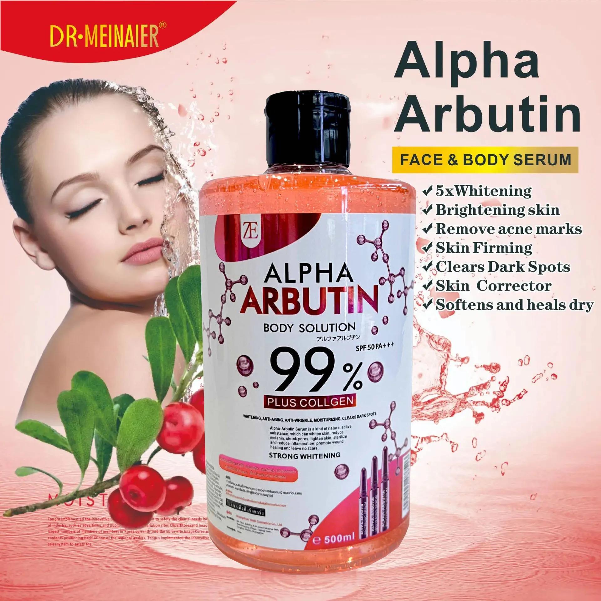 Sérum visage blanchissant pour la peau, 500ml, réduit les taches, hydratant, même le teint, avec Alp