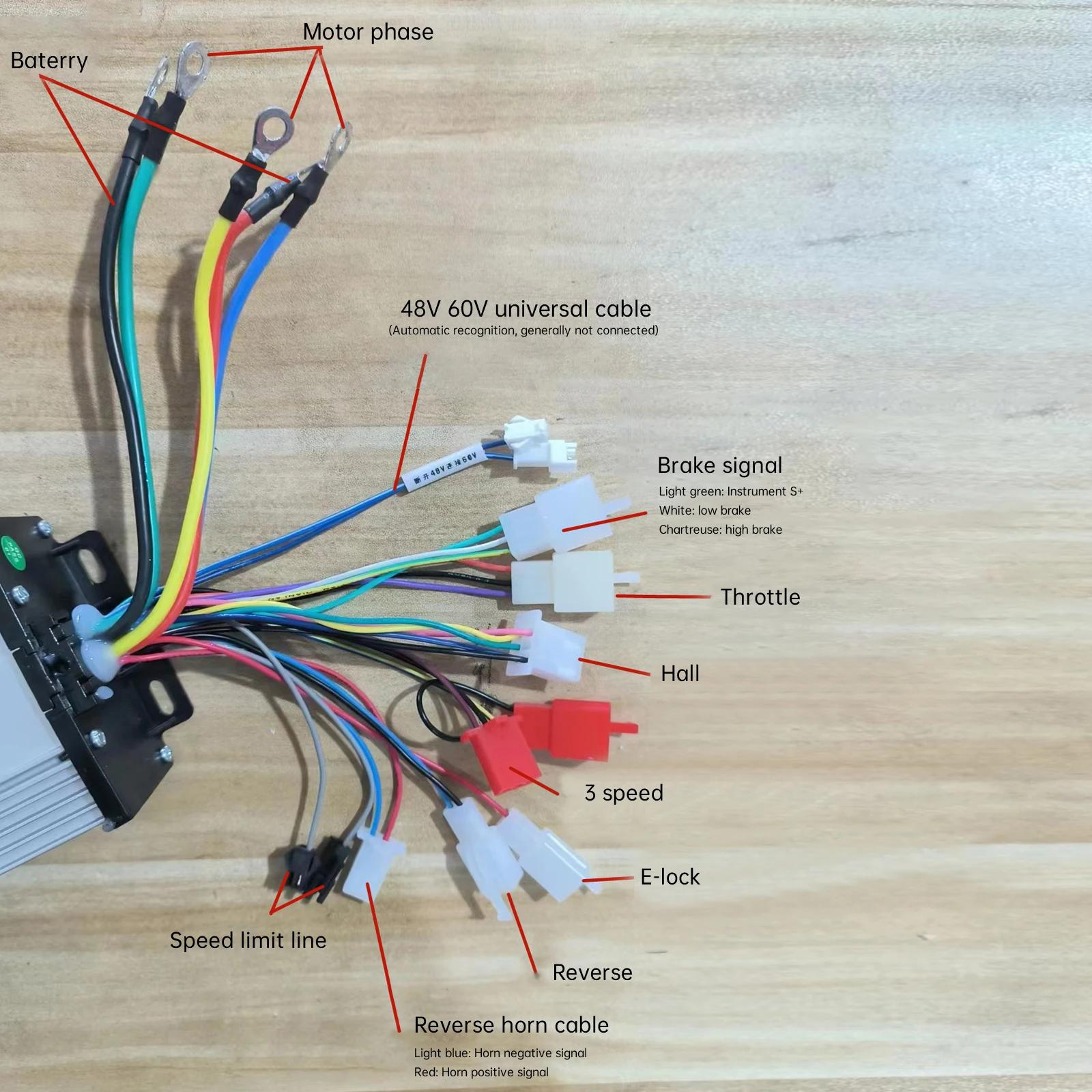 Kit de moteur sans balais avec contrôleur et accélérateur pour scooter électrique, conversion de piè