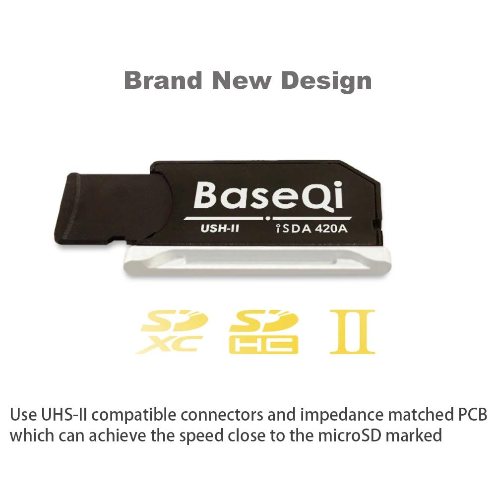 Adaptateur de carte MicroSD BaseQi pour MacBook Pro 14 pouces 16 pouces M1/M2/M3/M4/M5 Année 2025/24