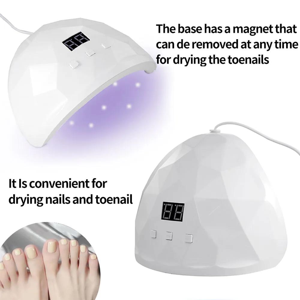 LULAA 88W sèche-ongles lampe UV lumière pour ongles Protection des yeux lampe UV pour Gel ongles Gel