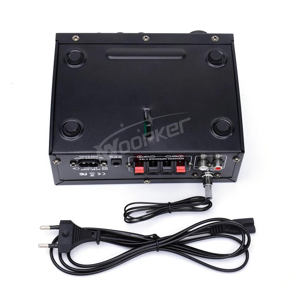 Woopker amplificateur de puissance stéréo AK45 Pro Max 820W 2 canaux Bluetooth 5.0 lecteur d'ampli H
