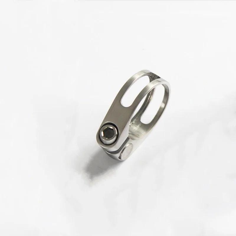 Pince de selle de vélo en titane, ultralégère, verrouillage sur tige de selle, 31.8/34.9mm