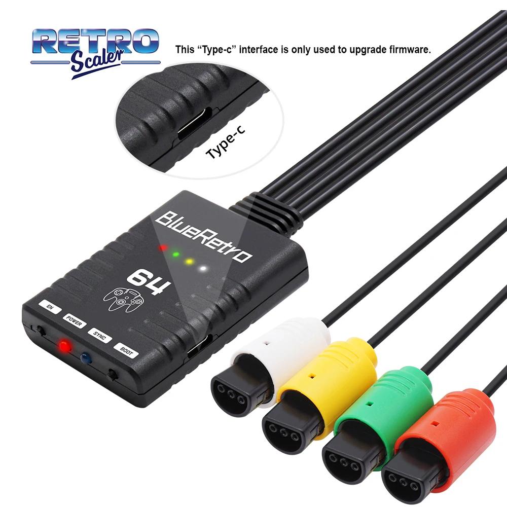 Adaptateur de contrôleur de jeu sans fil RetroScaler BlueRetro pour Console Nintendo 64 N64, prise e