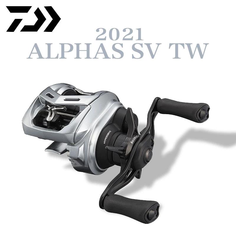 Moulinet Daiwa ALPHAS SV TW 2022 - Baitcasting eau salée traînée 175kg pour pêche sportive