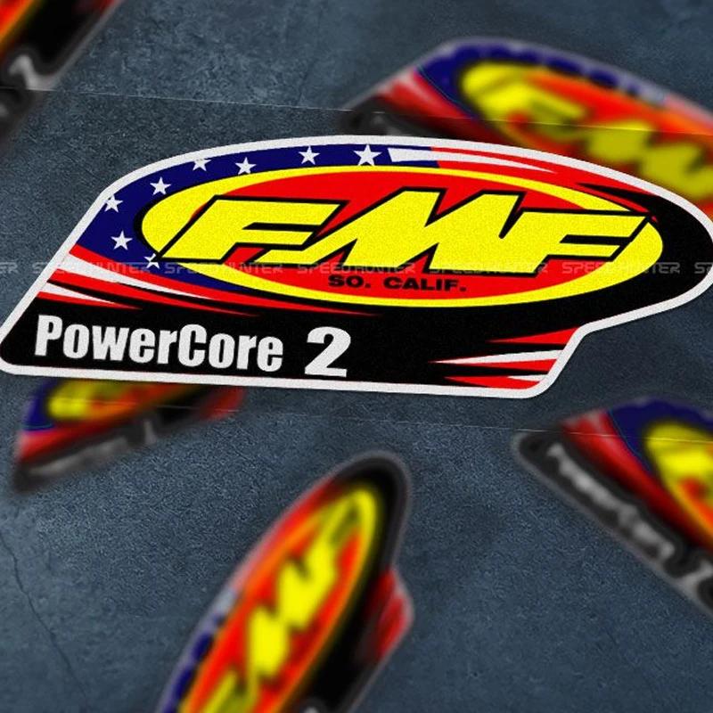 Pour GP sponsor FMF POWERCORE2 moto casque Auto carrosserie décalcomanies décoration voiture style P
