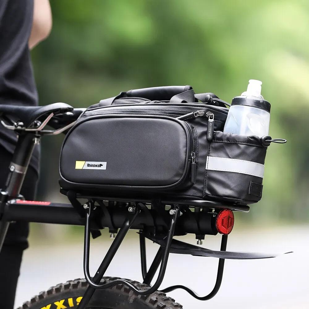 Rhinowalk Vélo Rack Sac Route VTT Vélo Porte Sac Coffre Pannier Vélo Multifonctionnel Grande Capacit