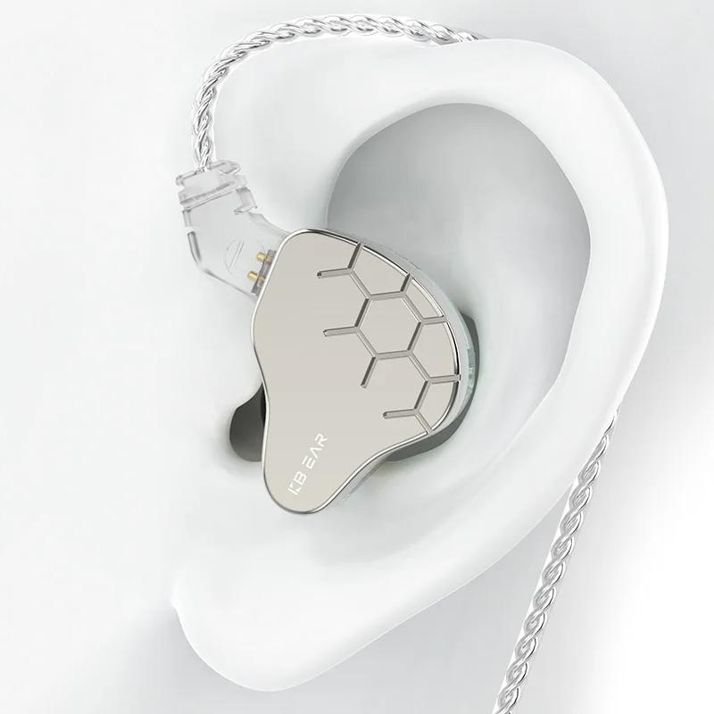 KBEAR Lark hybride 1DD + 1BA pilote KS1 casque HiFI écouteur câble casque musique Sport dans l'oreil