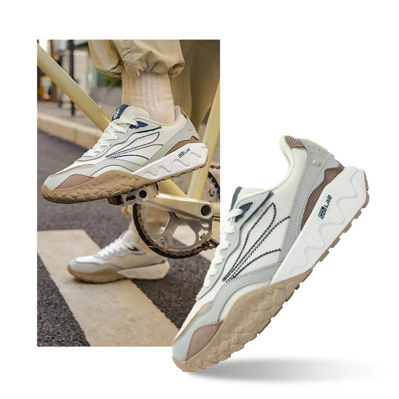 Chaussures de dehors Rétro en Maille pour Homme, Baskets Décontractées à Semelles Optiques, Résistan