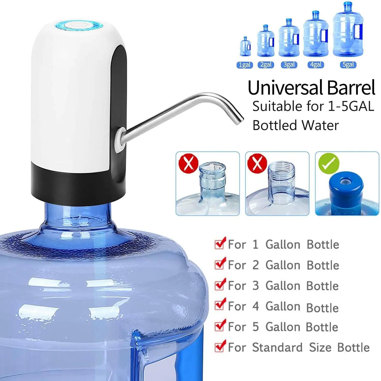 Distributeur de bouteille d'eau à interrupteur automatique, chargement USB, distributeur de boisson 