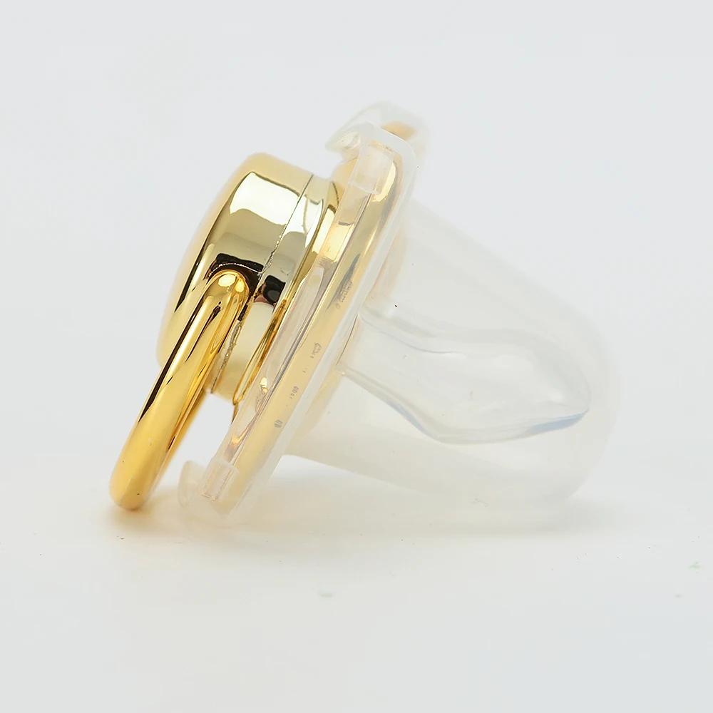 MIYOCAR personnalisé kaki bling couronne nom bling sucette et attache-sucette sans BPA factice bling