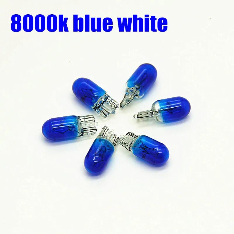 100 ampoules de voiture à filament unique T10 W5W 501 194, blanches, claires, en verre, 12V 5W W2.1x