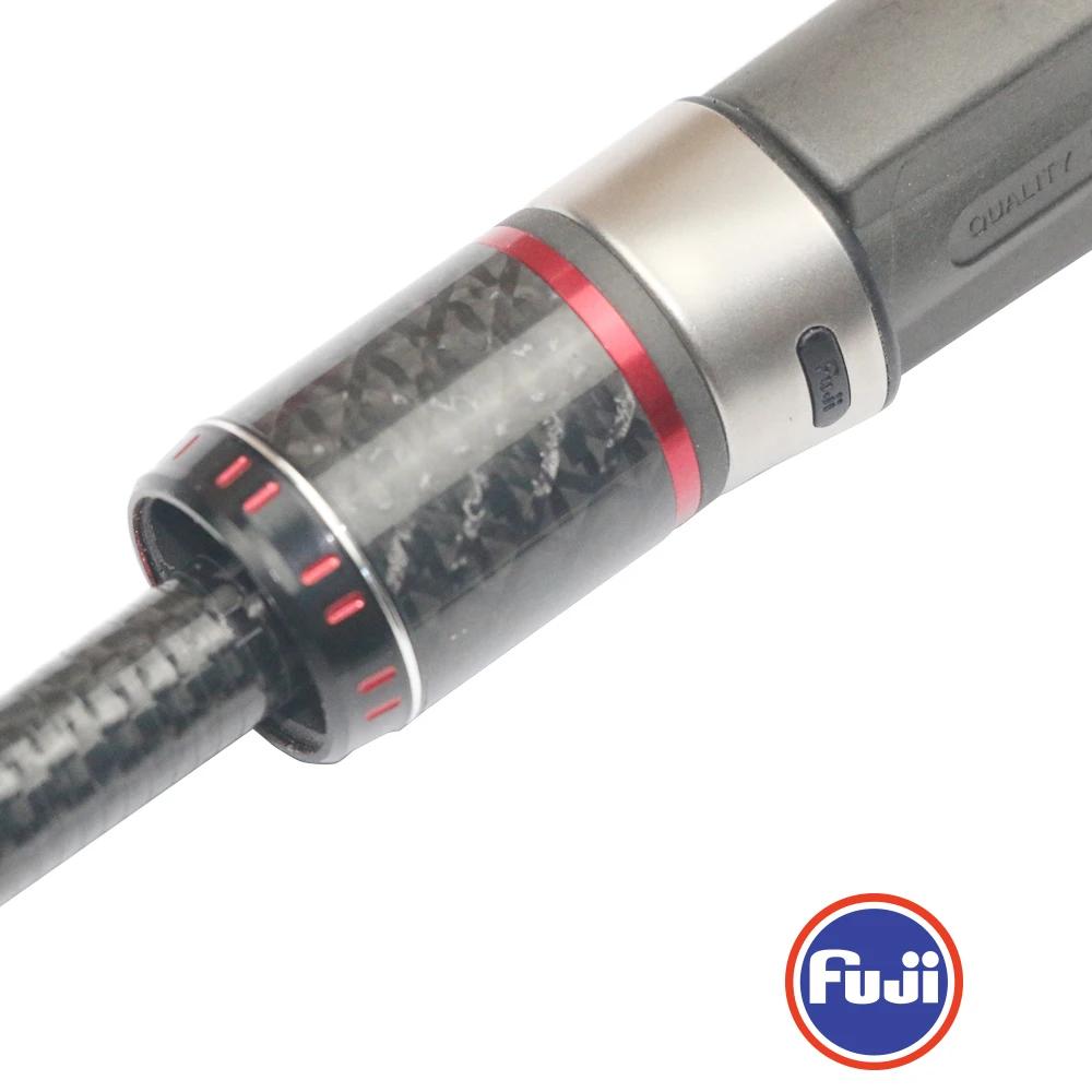 Pro Bomesh-Kit de poignée fendue en fibre de carbone, siège de moulinet Fuji ECS 16, écrou de verrou