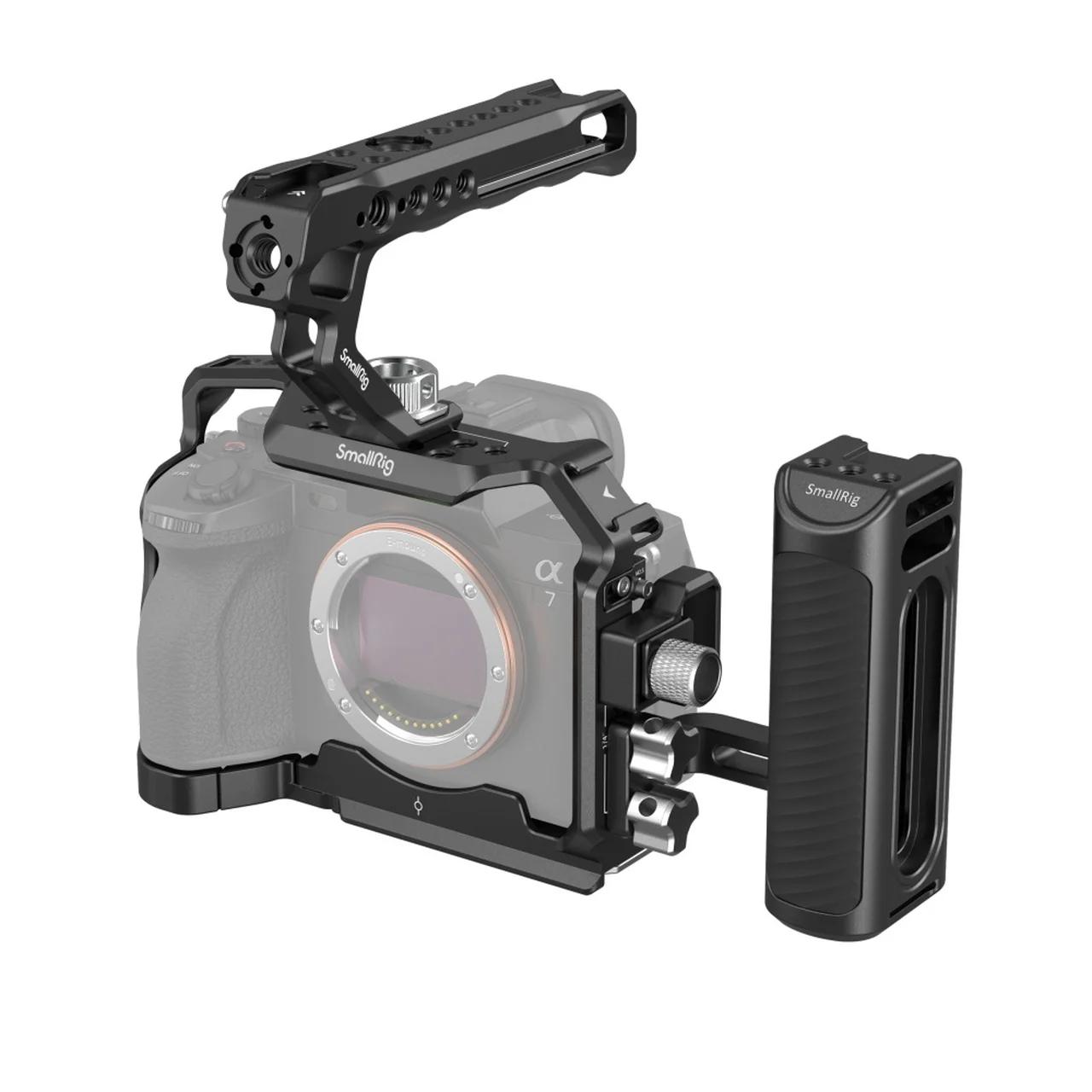 SmallRig Alpha7 V Cage Kit pour Sony A7 IV A7m4 Caméra Cage Rig pour Sony Alpha 7 V/7R V/7 IV/7S III