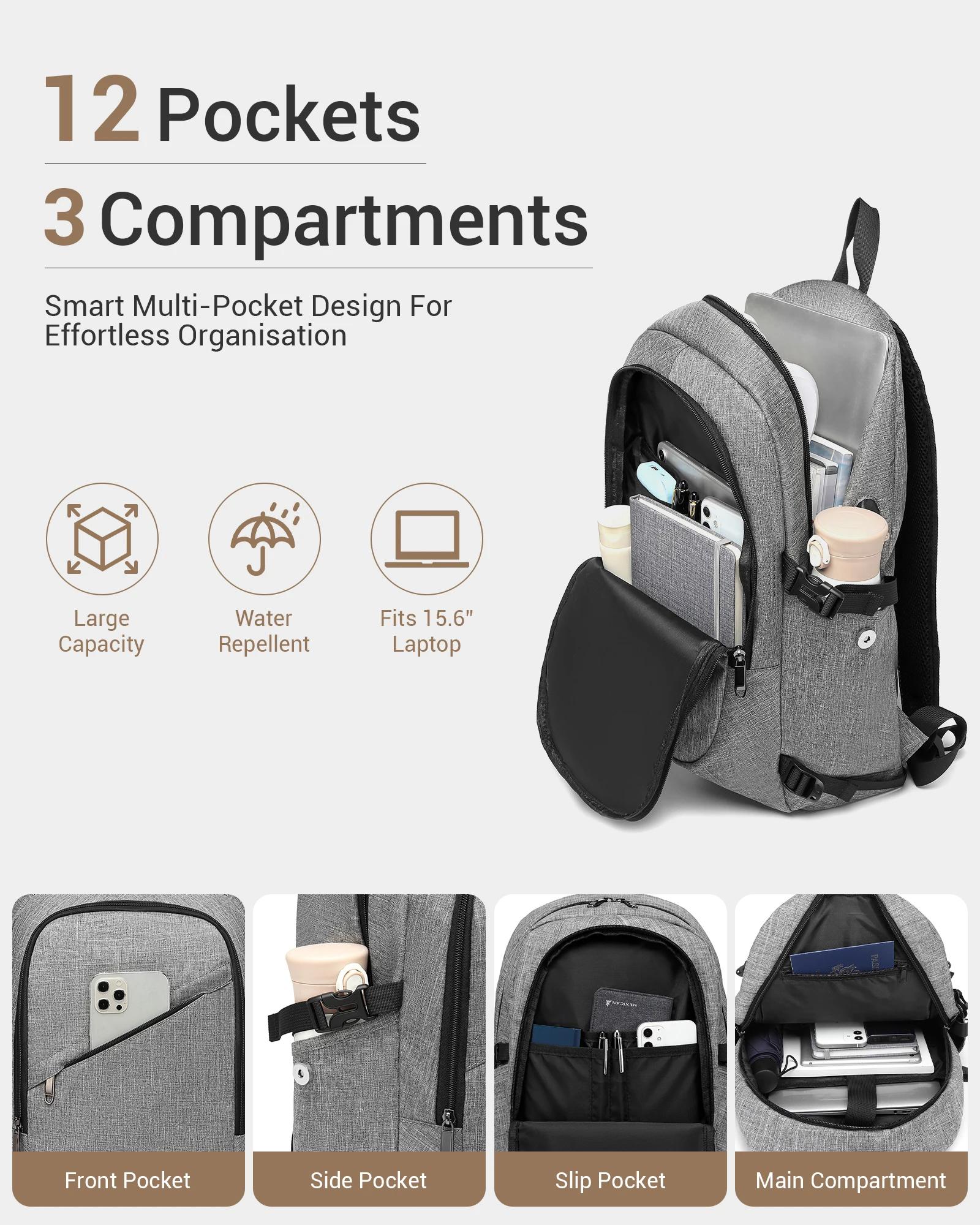 Sac à dos pour ordinateur portable KONO 15