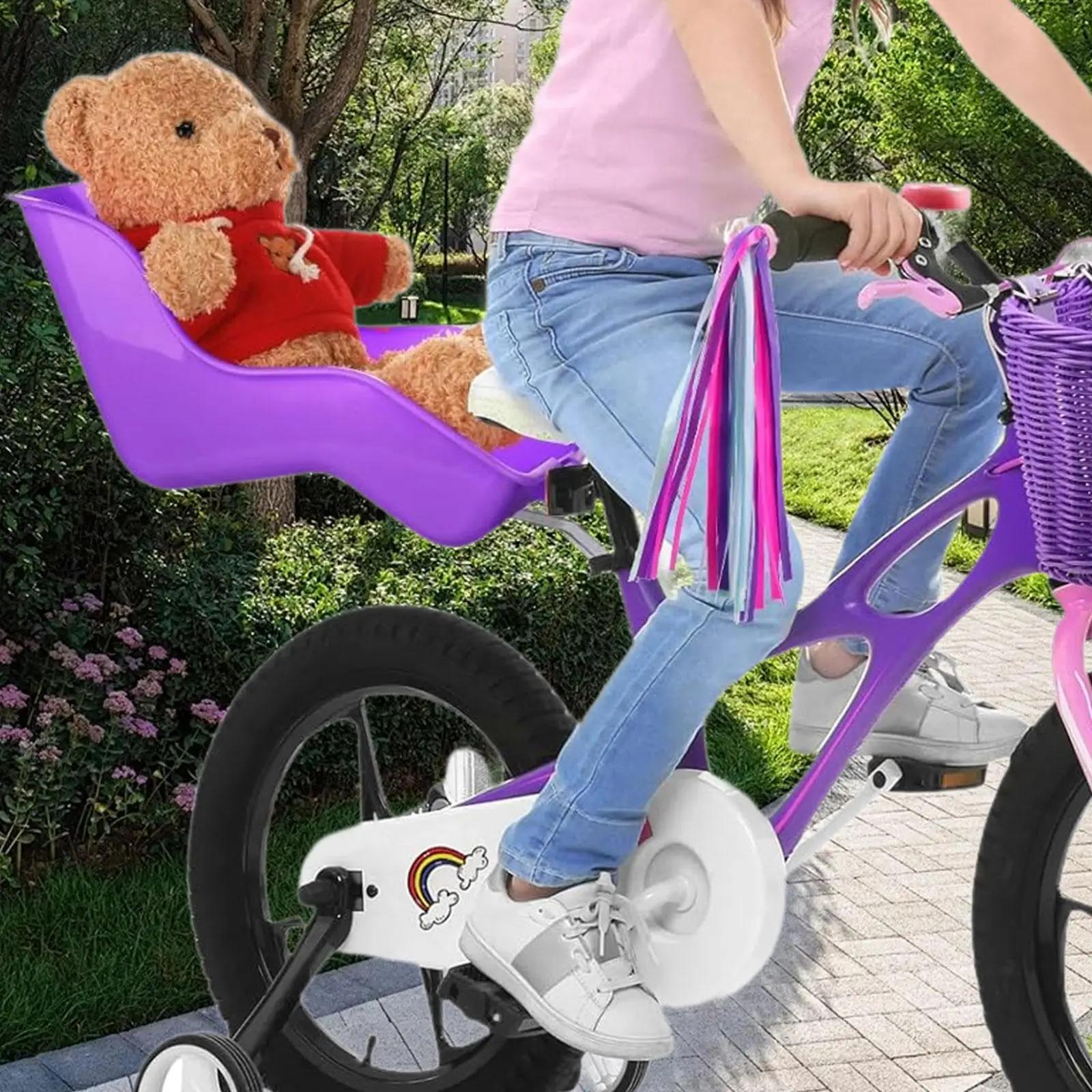 Porte-siège de vélo pour poupée bébé, poupées de taille Standard, animaux en peluche, ajustement confortable, Design de pétales mignons, accessoires d'équipement pour bébé
