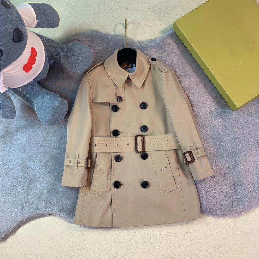 Coupe-vent britannique à double boutonnage pour enfants, veste de mode pour garçons, vêtements d'automne, tout neuf, collège, 2024
