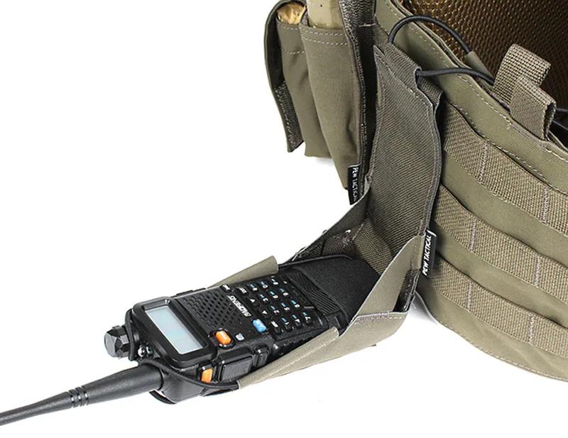 Pochette radio tactique Gridlok Outdoor CS - Compatible BAOFENG POFUNG UV5R UV82 - Molle talkie-walkie