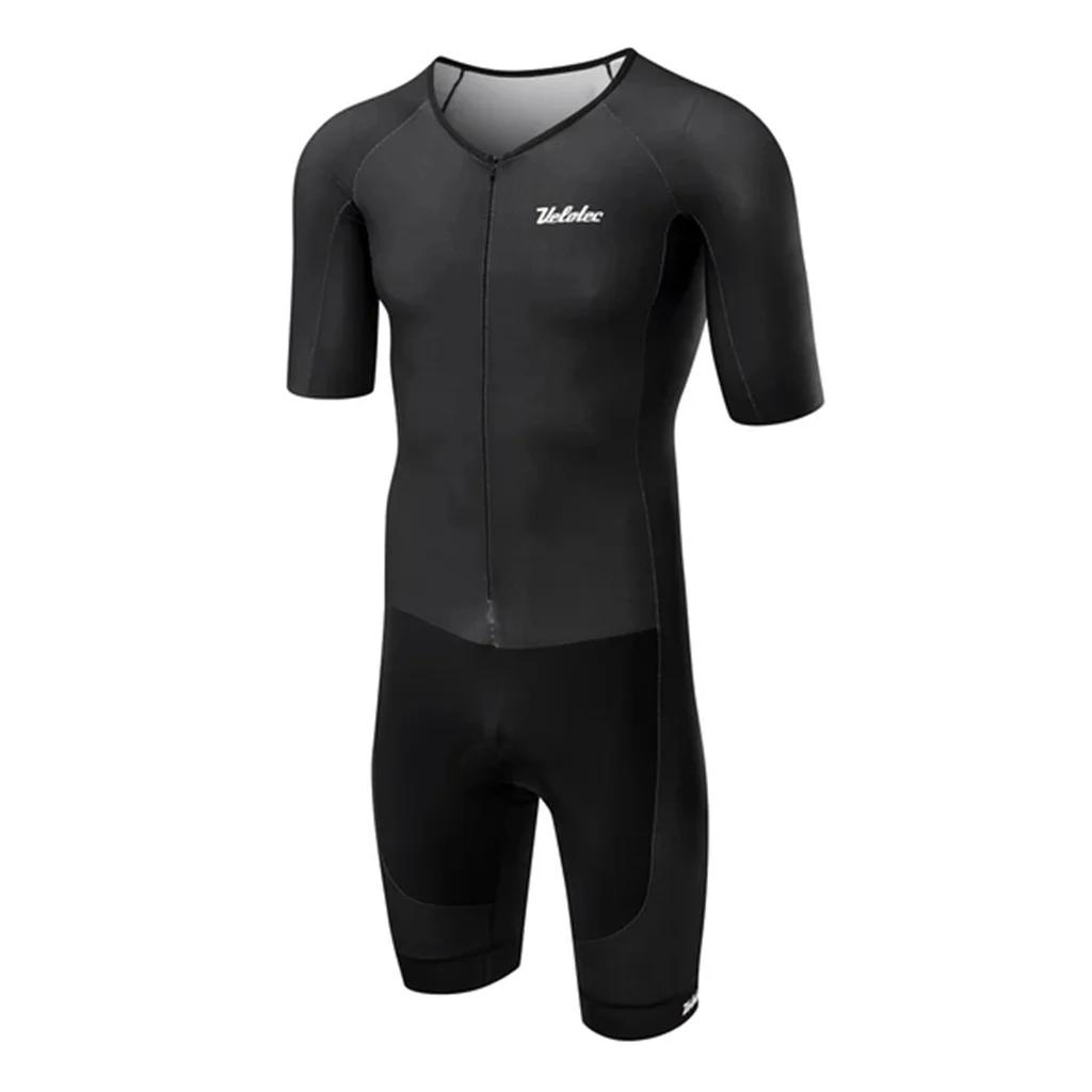 Velotec – combinaison de cyclisme à manches courtes pour homme