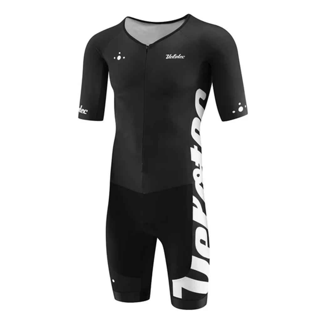 Velotec – combinaison de cyclisme à manches courtes pour homme