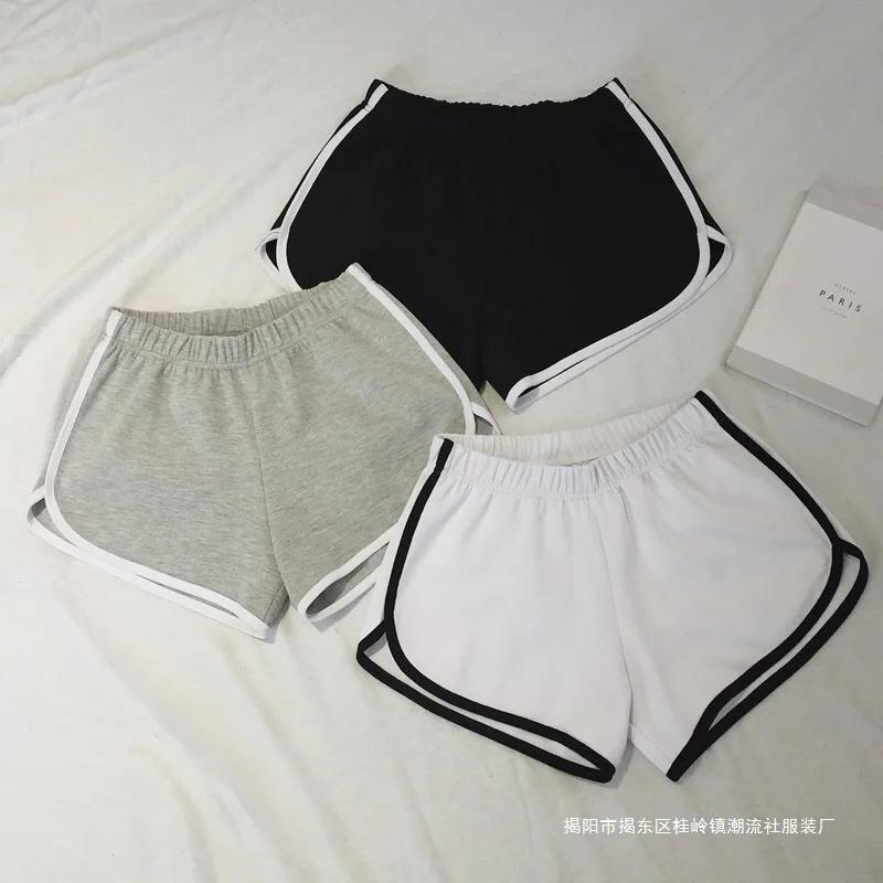 Shorts élastiques pour femmes, coupe ample, séchage rapide, course à pied estivale fine, fitness, loisirs et anti-usure externe. Instagram