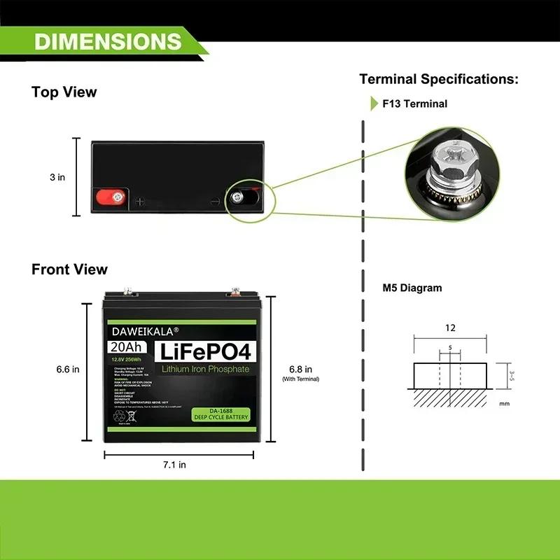 Batterie lifepo4 12V 24V 36V 48v