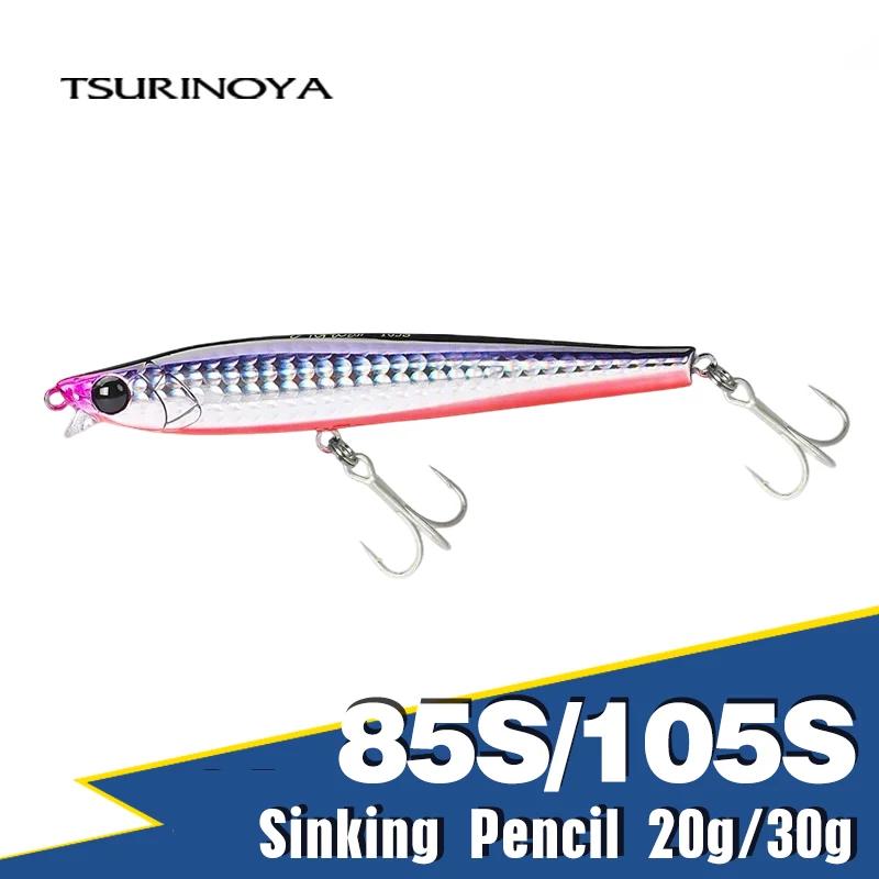 TSURINOYA leurre de pêche coulant 85S 105S crayon à lèvres courtes aérateur 85mm 20g 105mm 30g Max 90m longue coulée app