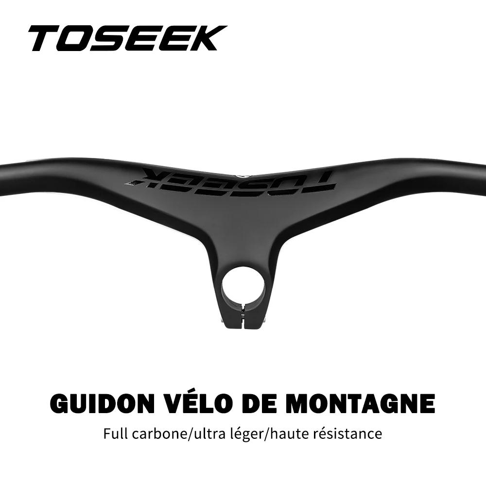 TOSEEK – guidon et tige de vtt intégrés en carbone