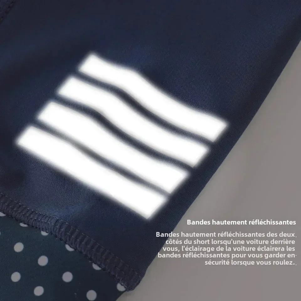 KEMALOCE hommes cyclisme cuissard solide bleu et noir 5D Gel Pad VTT Shorts haut de gamme en plein air respirant vélo se