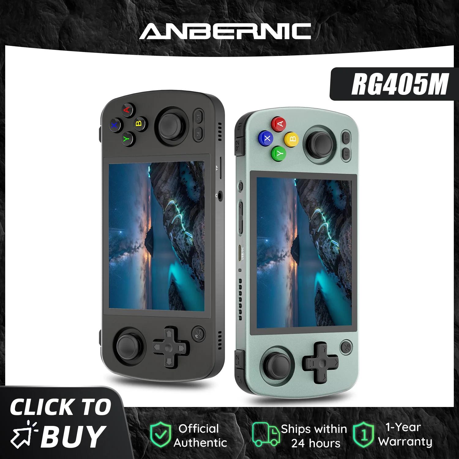Console de jeu portable en métal ANBERNIC RG405M