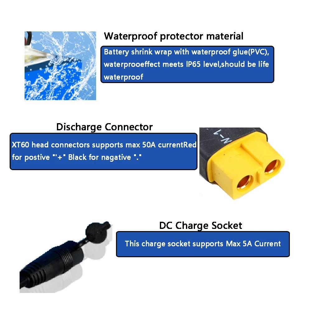 Batterie Lithium-Ion pour vélo électrique 48V 12ah, avec chargeur 30a BMS 1000 + Cycle de vie pour moteur 48V 250W-1000W, vélos et Scooters