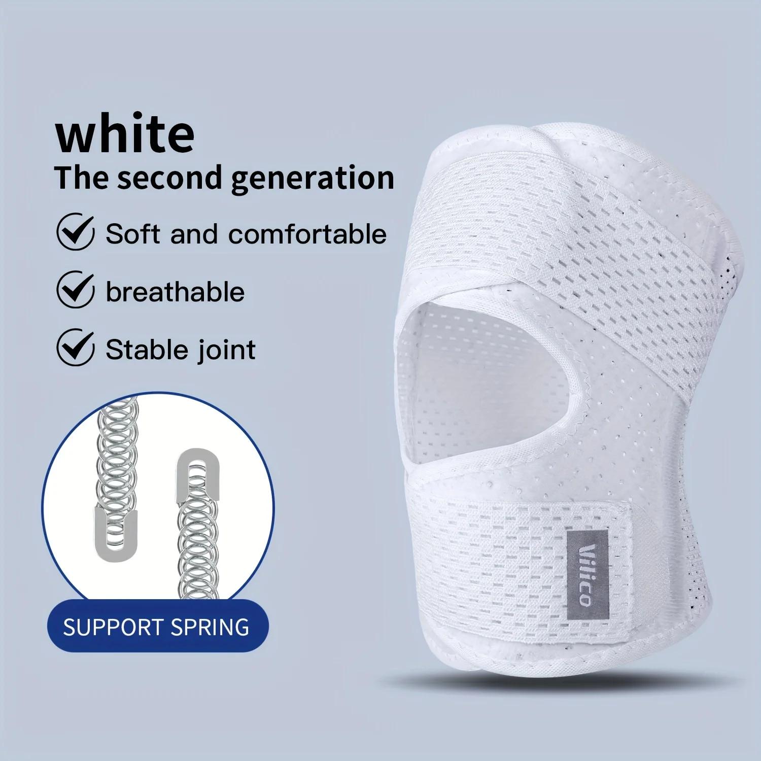 Genouillères de sport à sangle élastique pour hommes et femmes