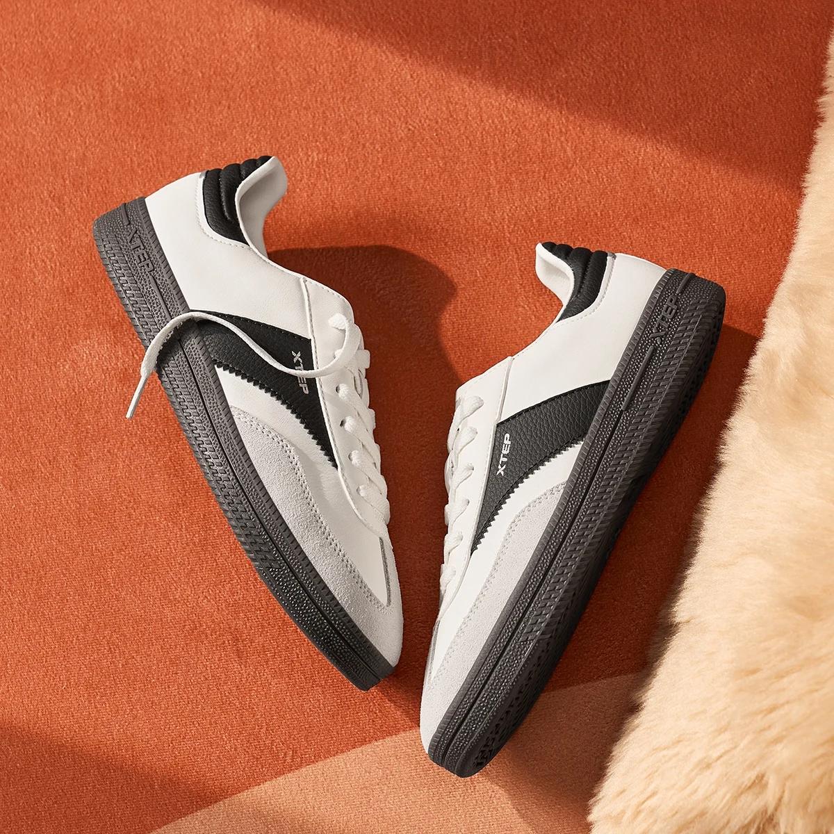Chaussures skateboard femmes Xtep baskets souples rue confortables anti-irritation printemps 2025