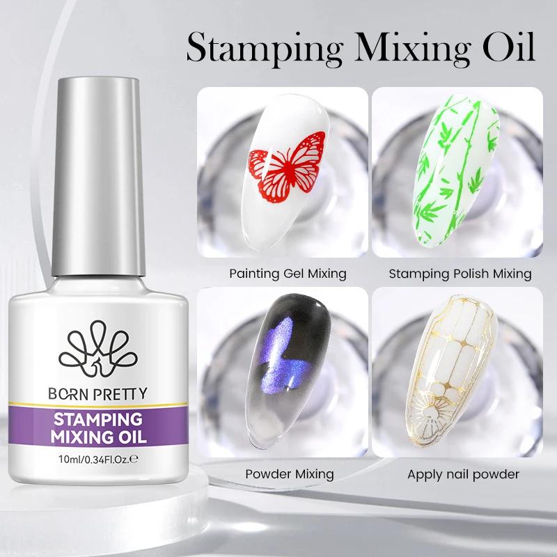 BORN PRETTY 10ml estampage mélange peinture à l'huile Gel