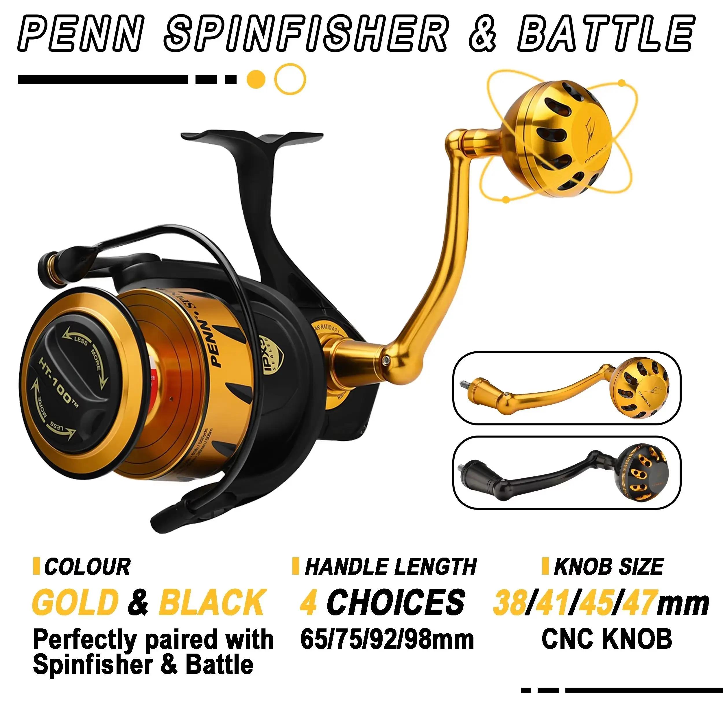 Gomexus Penn poignée Spinfisher bataille Slammer féroce conflit poursuite 65-98mm moulinet de pêche