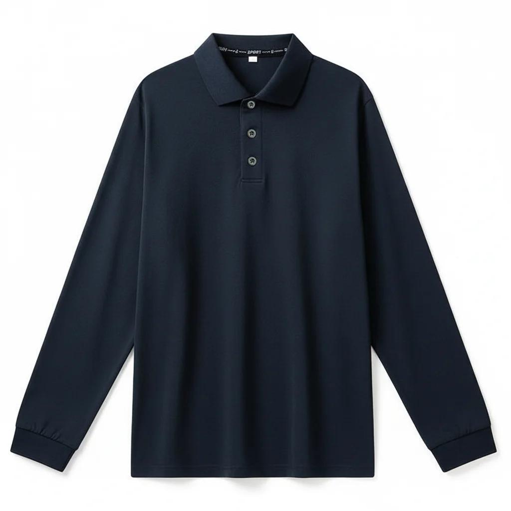 Polos à manches longues pour hommes, grande taille, automne hiver, 1XL-7XL, 110-175kg, hauts amples et surdimensionnés, vêtements pour hommes de grande taille