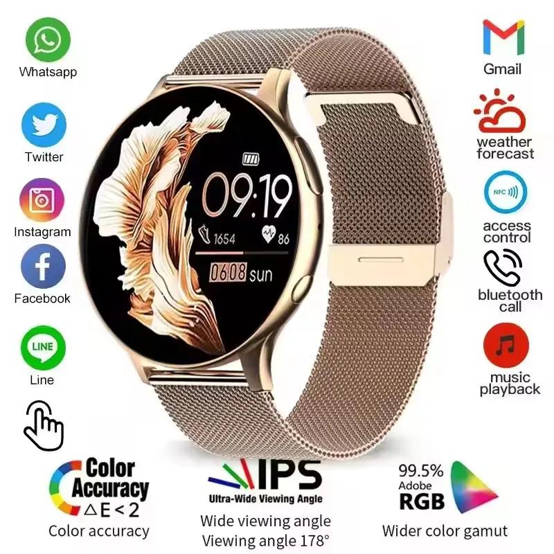 Montre connectée pour femme, montre de suivi de santé, étanche, assistant vocal, appel Bluetooth, montre intelligente, nouvelle montre de sport 2026