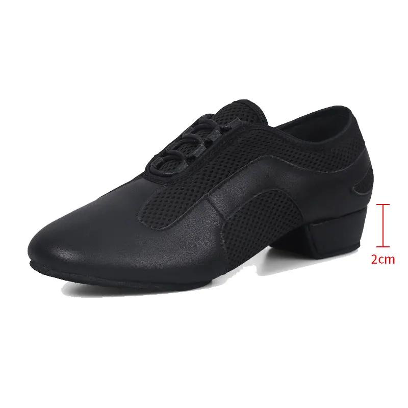 Chaussures de danse salon femmes Salsa latine semelle souple professionnelles Jazz Tango talons 2cm