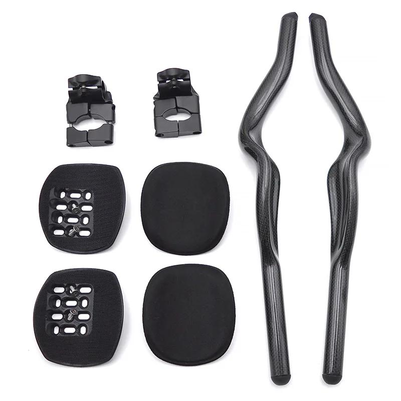 Vélo de route Triathlon temps d'essai 3K repose-vélo entièrement en carbone guidon TT 35 ° Pour extension