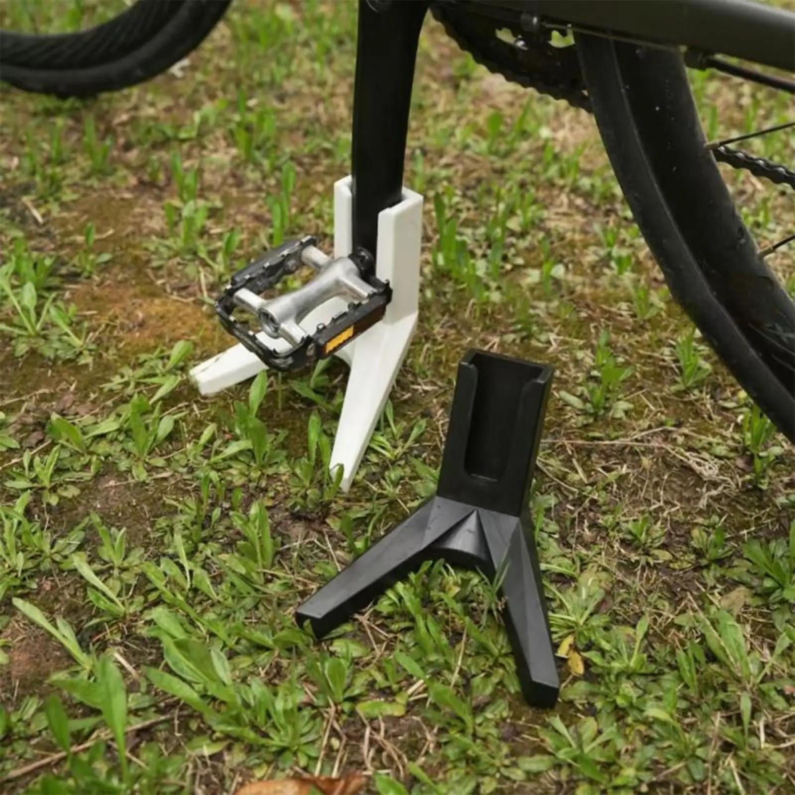 Béquille de vélo, support de vélo de route stable, support de sol pour vélo, support de pédale de vélo, support de béquille arrière, accessoire de cyclisme
