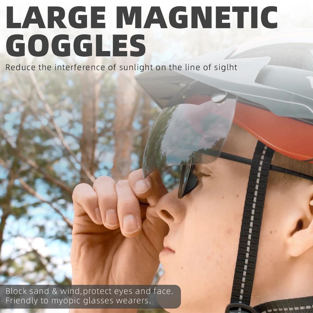 TGOAL-Casque de vélo avec feu arrière LED et pare-soleil pour homme et femme, pour cyclisme sur route et VTT