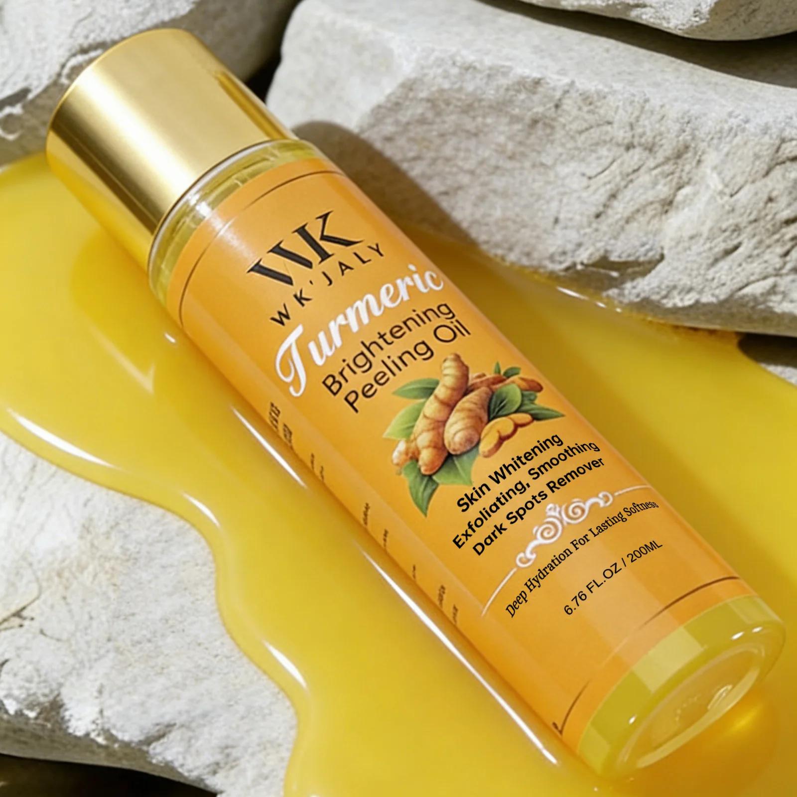 WK JALY Huile exfoliante jaune pour tous les tons de peau