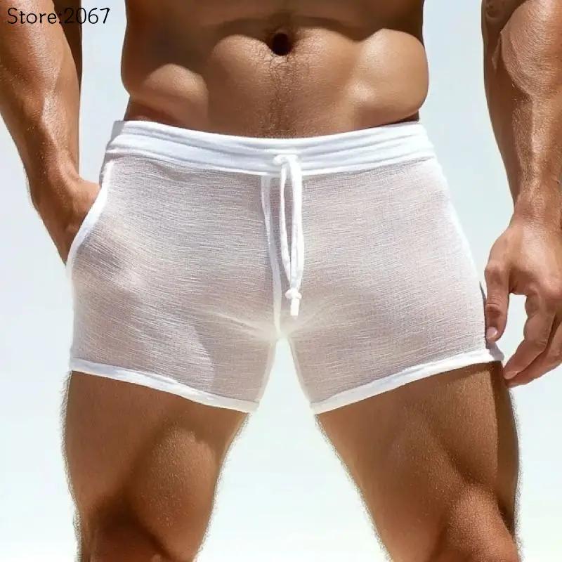 Shorts sexy à lacets pour hommes grandes tailles – Confortables