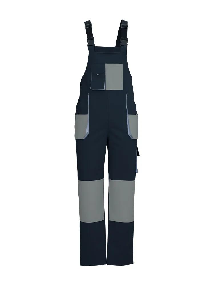 Pantalon de travail avec Logo personnalisé pour les deux sexes, salopette à grandes poches, pantalon décontracté, uniforme de Protection du travail industriel