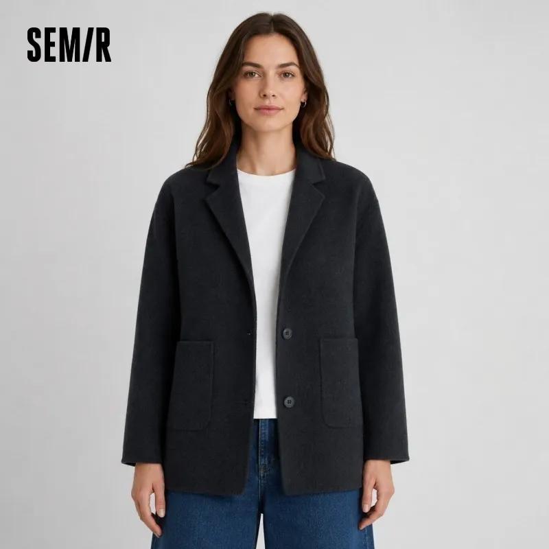 Semir-Veste double face contenant de la laine pour femme