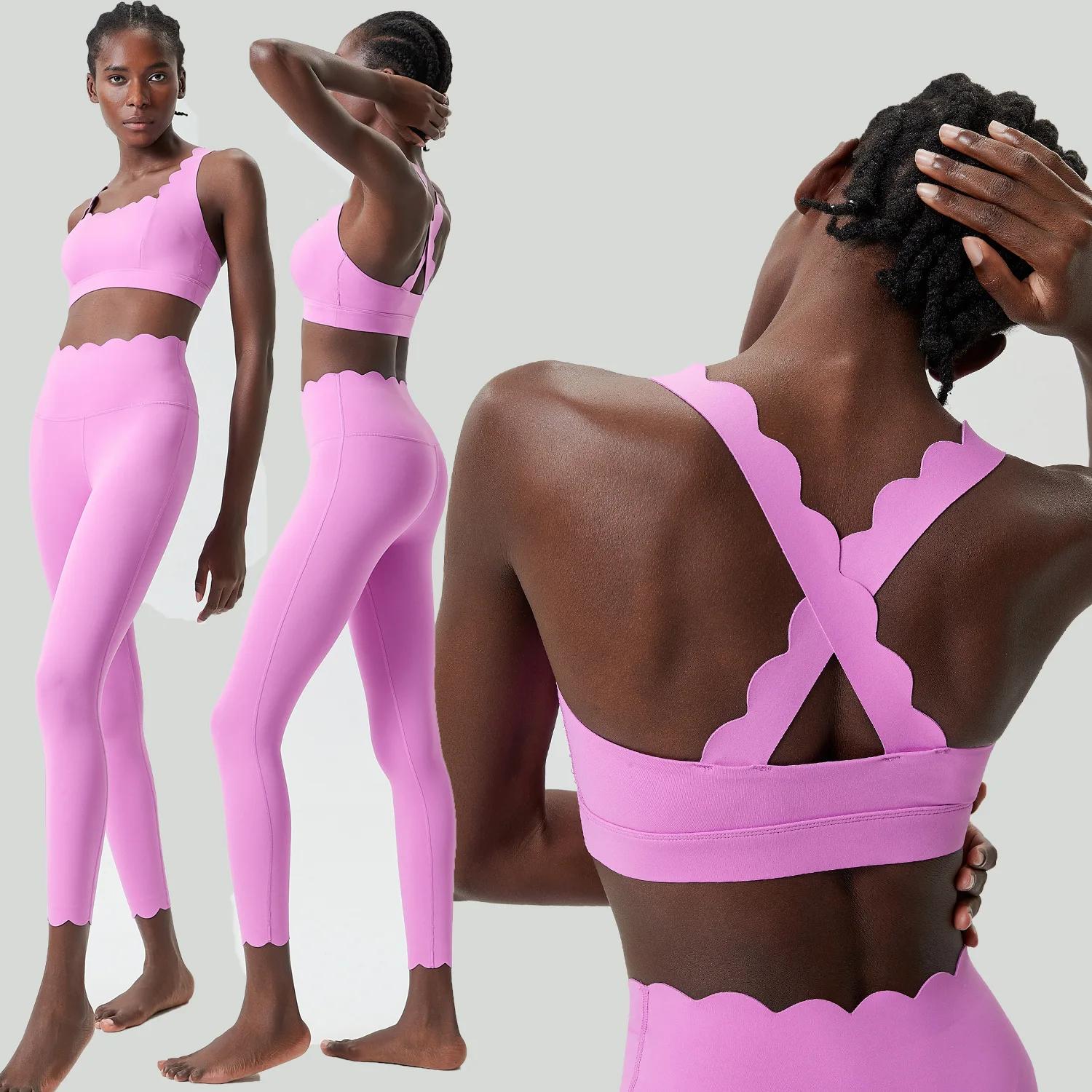 Costume de gymnastique deux pièces pour femmes - Yoga