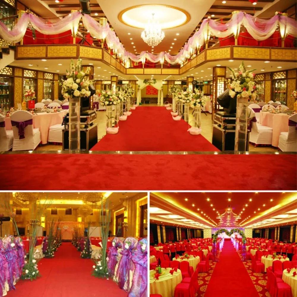 Tapis rouge d'extérieur pour allées de mariage, banquets, festivals de films, fêtes, célébrations, événements et décoration