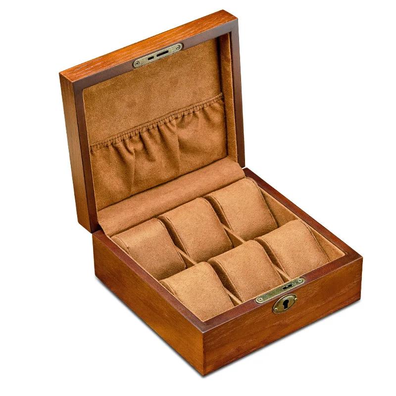 Boîte de montre en bois boîtes