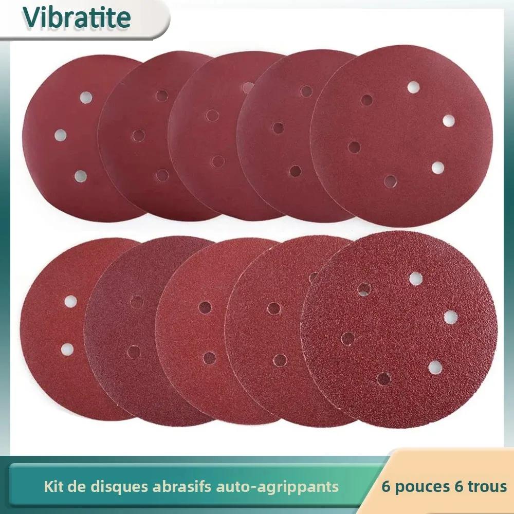 Disques abrasifs de 6 pouces